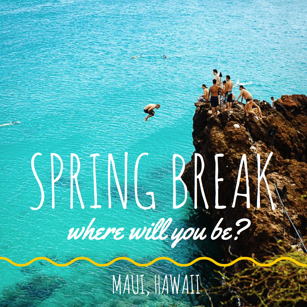 What to do for Spring Break in Maui