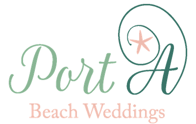 Port A Beach weddings logo