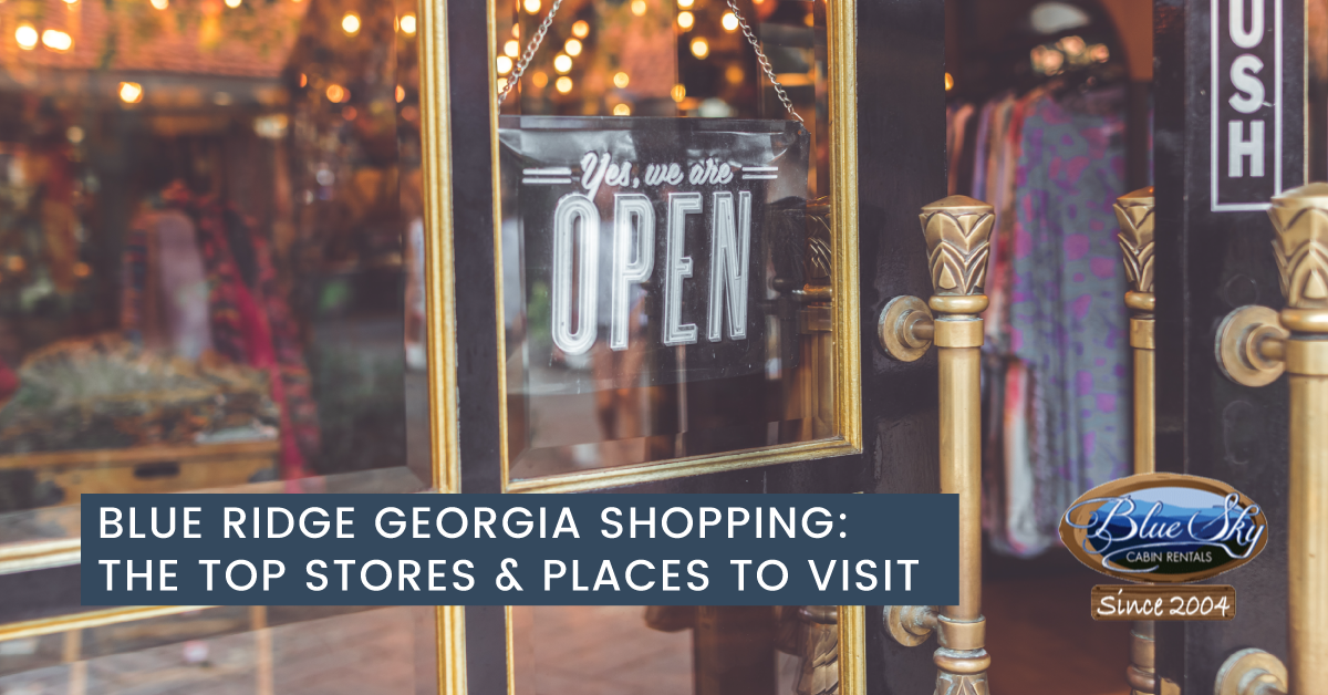 Blue Ridge Georgia Shopping: The Top Stores & Places To Visit