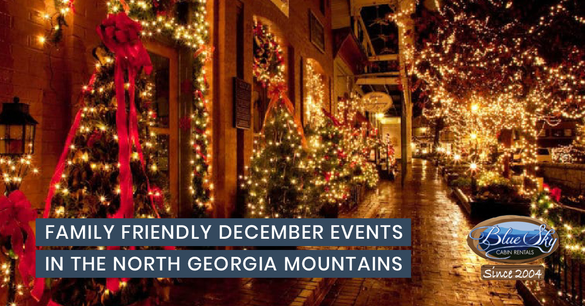 Family Friendly December Events in the North Georgia Mountains