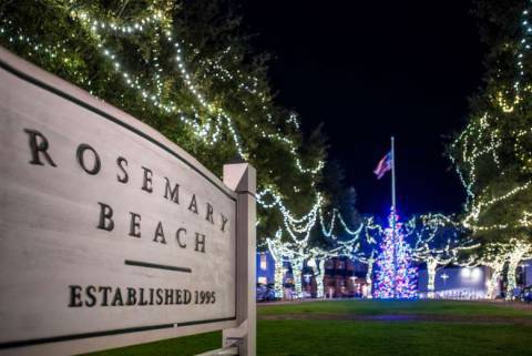 Rosemary Beach Holiday Lights