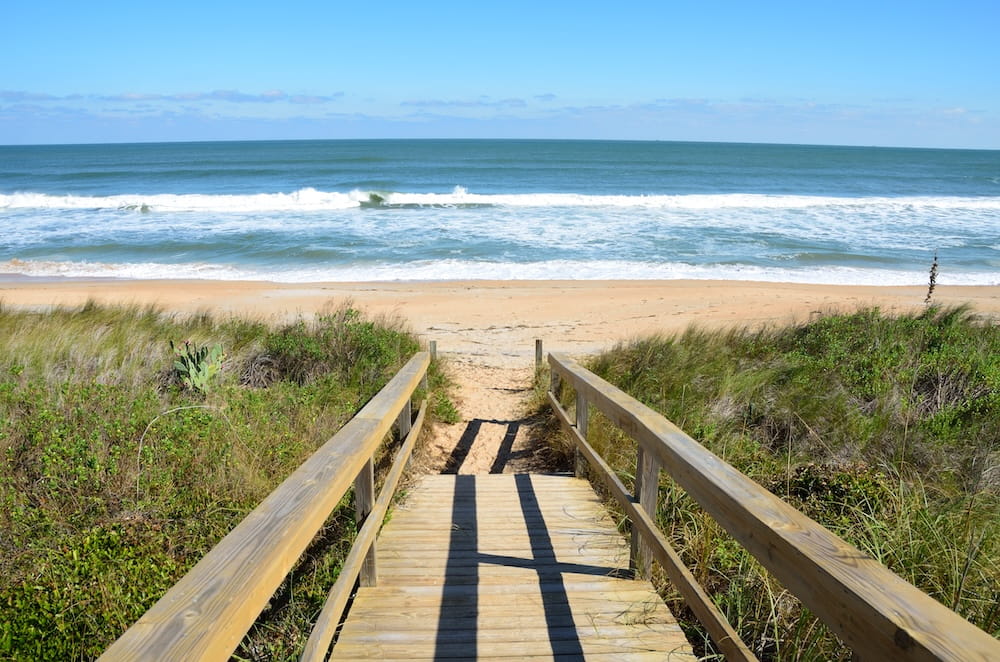 boardwalk to st. augustine beach