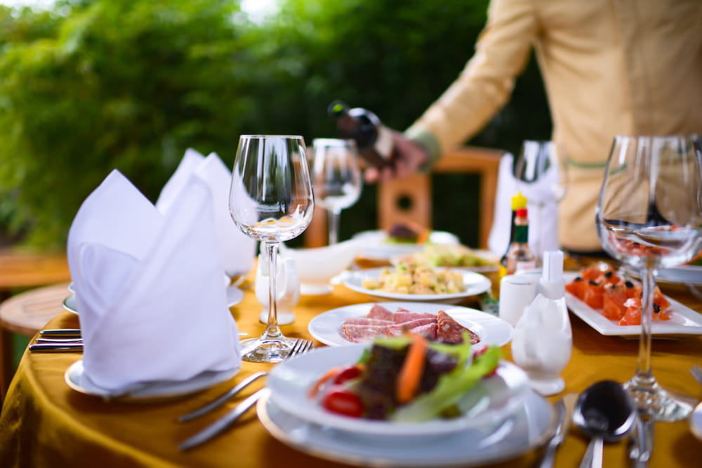 restaurant table