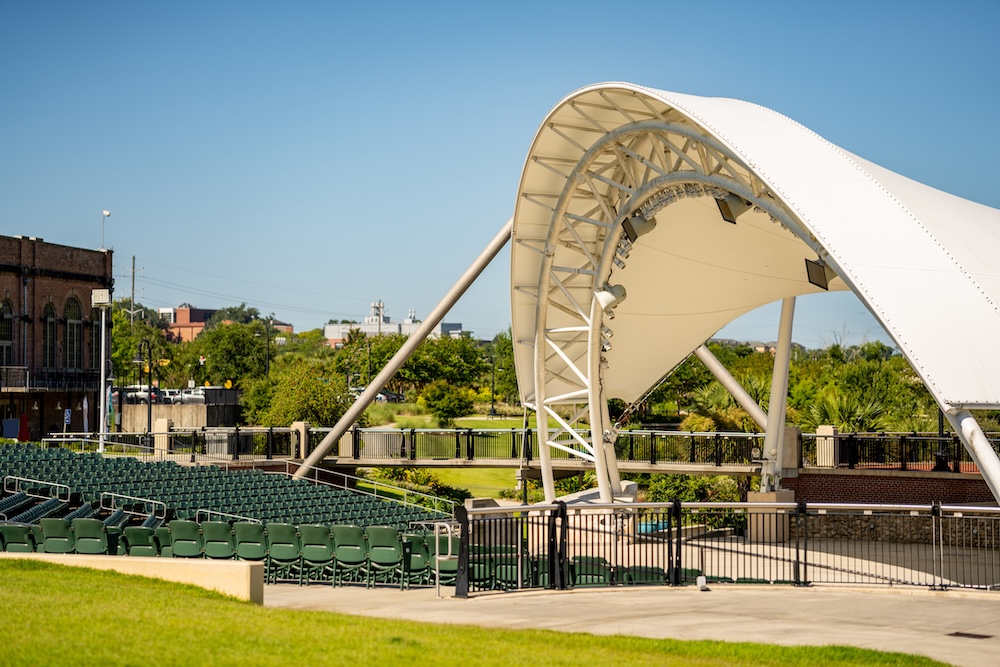amphitheater with seating