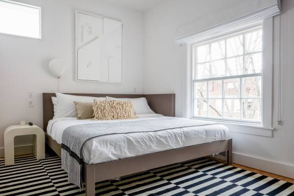 king bed in a studio suite