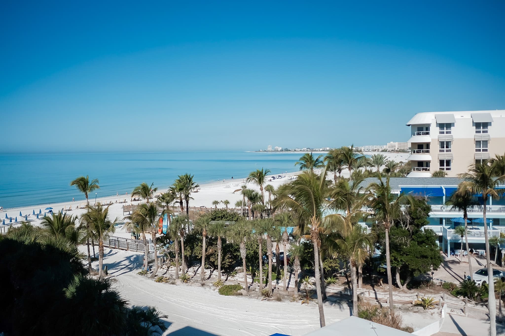 view from siesta sands condo