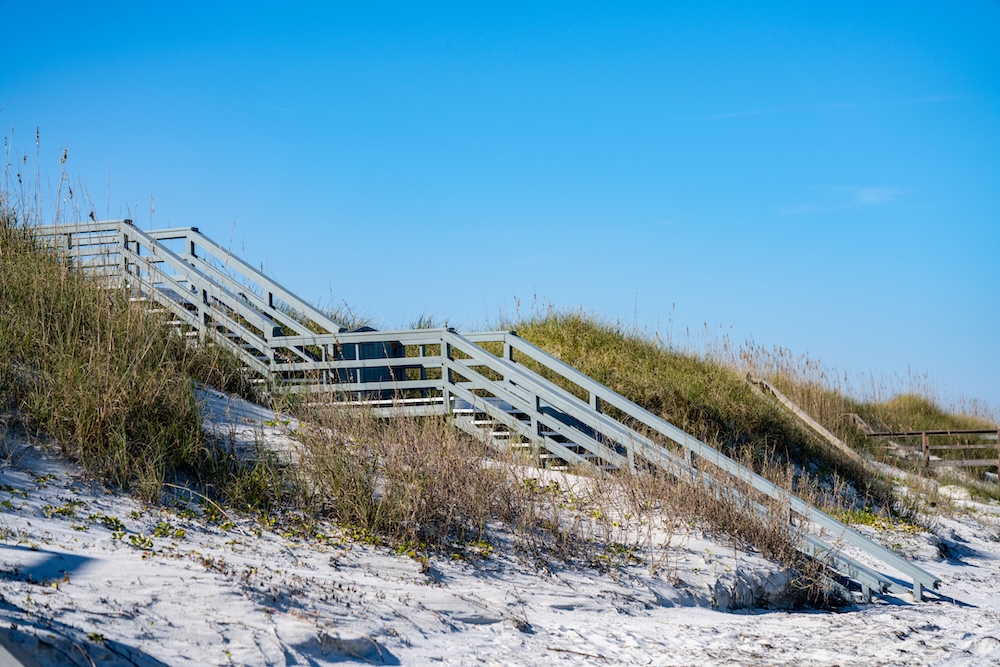 stairs to Crescent Beach
