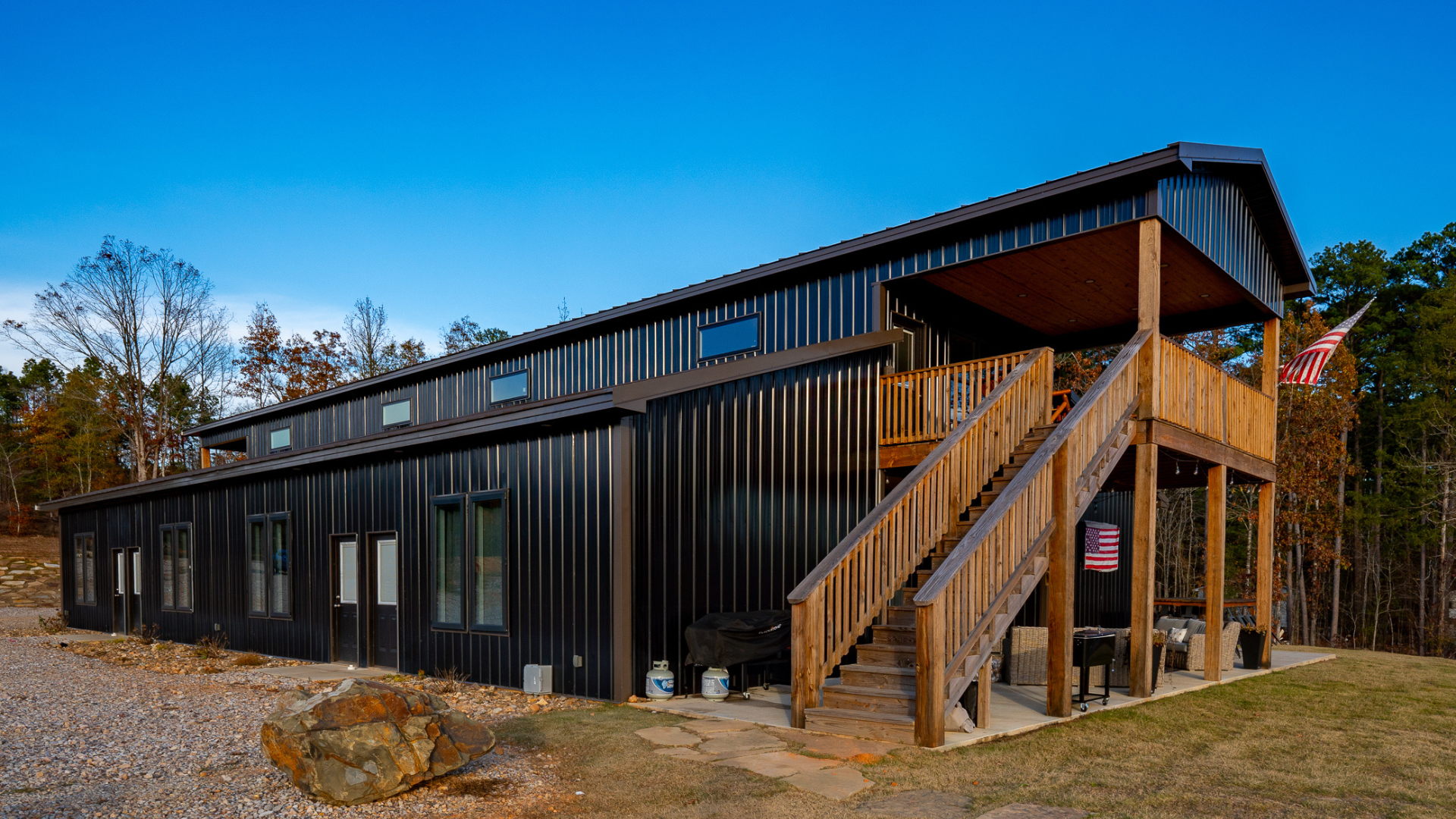 Big Timber Barn: A Luxury Barndominium Stay Near Hot Springs, Arkansas