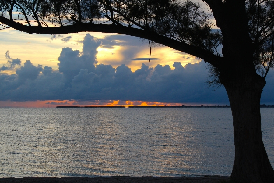 Tarpon-Bay-Sunset Tarpon Bay Beach