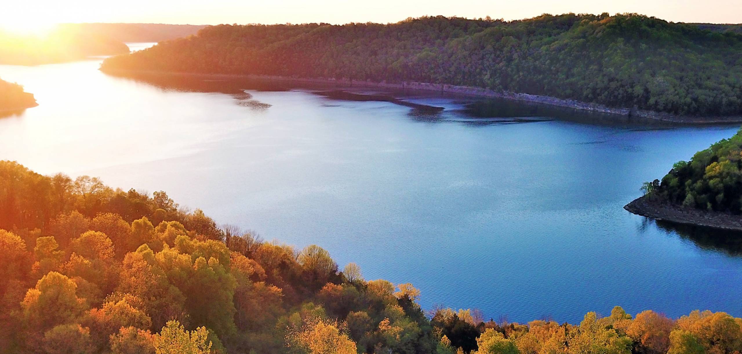 Sunset at Center Hill Lake