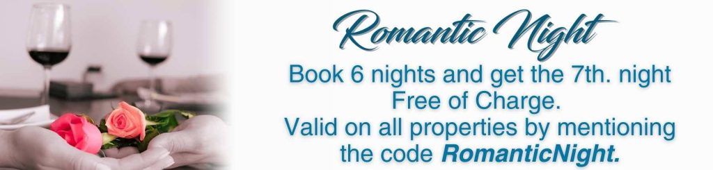 Book 6 Nights and get the 7th Night Free of Charge