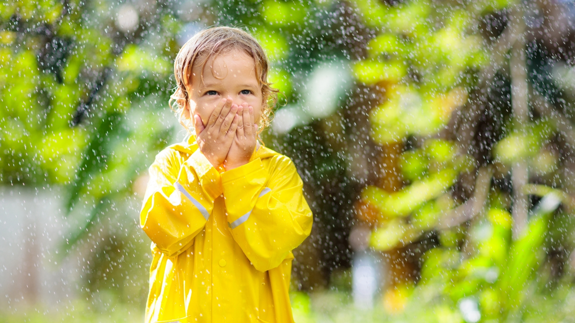 Surprised - Rain on Kiawah Island