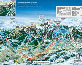 Trail Map Aspen Mountain (Ajax)