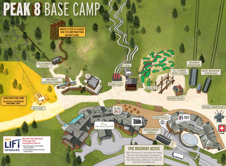 Breckenridge Epic Discovery Summer Map