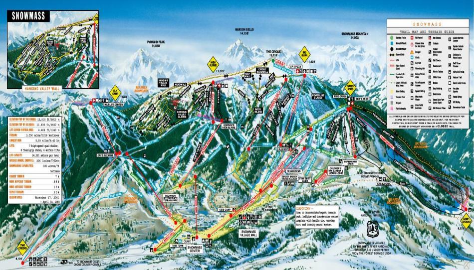 Snowmass Trail Maps
