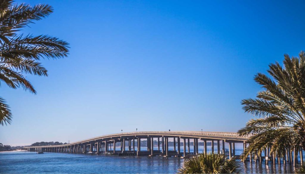 bridge over water