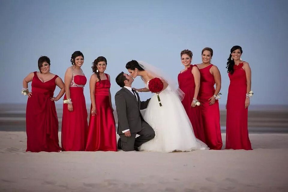 damas de honor en la boda en el rancho el dorado san felipe