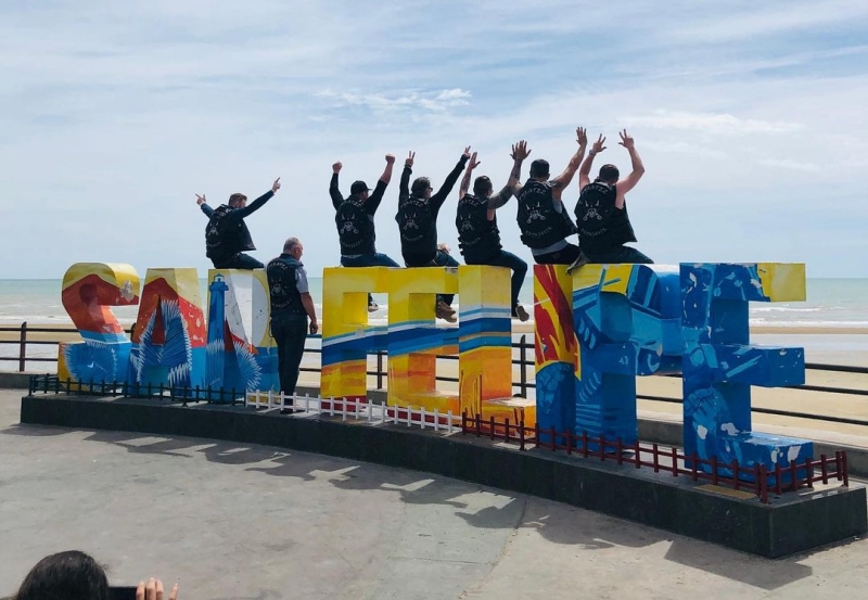 Letrero de San Felipe en el malecón