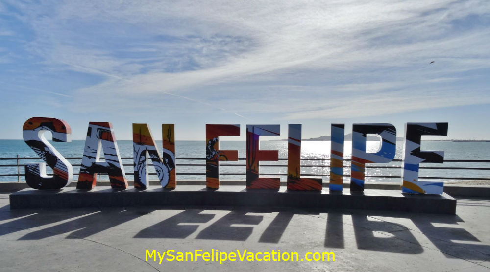 Señal de atracción turística de San Felipe por el Malecón