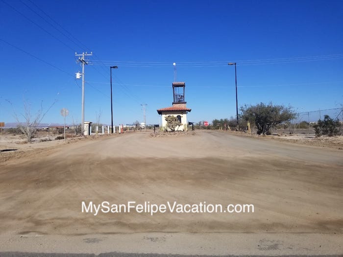 Camino nuevo entrada Rancho El Dorado San Felipe Baja México