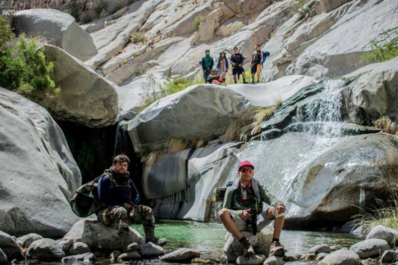 Cañón del diablo en la baja