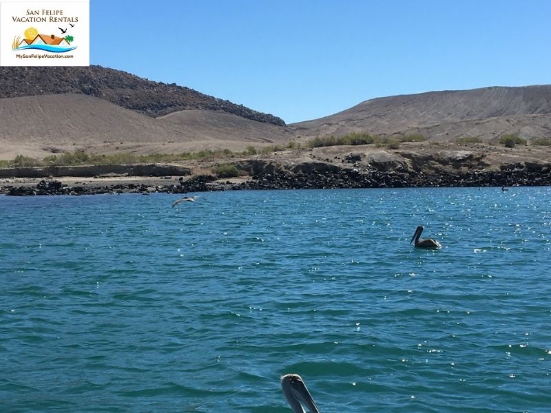 Aguas tranquilas de Bahía San Luis Gonzaga - también conocida como Bahía Gonzaga
