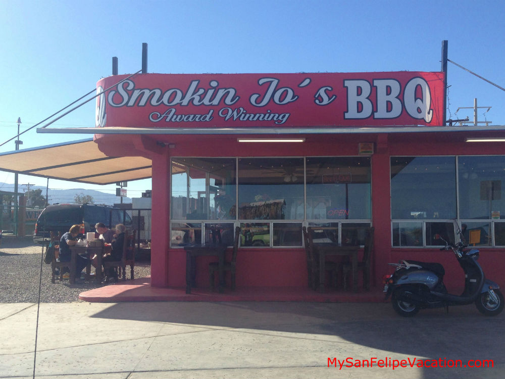 Restaurante BBQ Smokin Jo's San Felipe