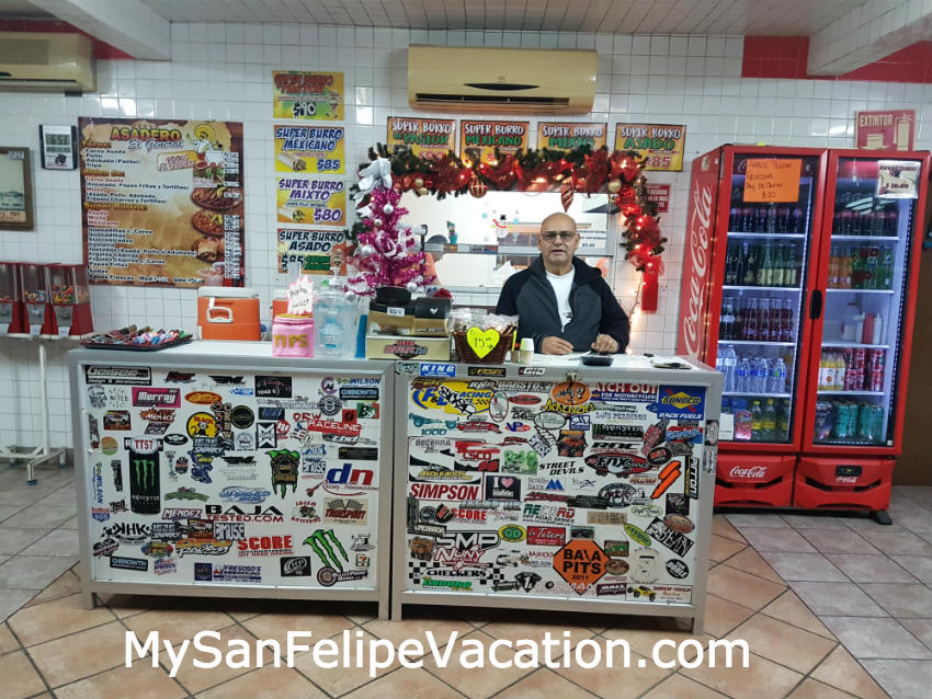 Restaurante Asadero El General San Felipe - Vista interior