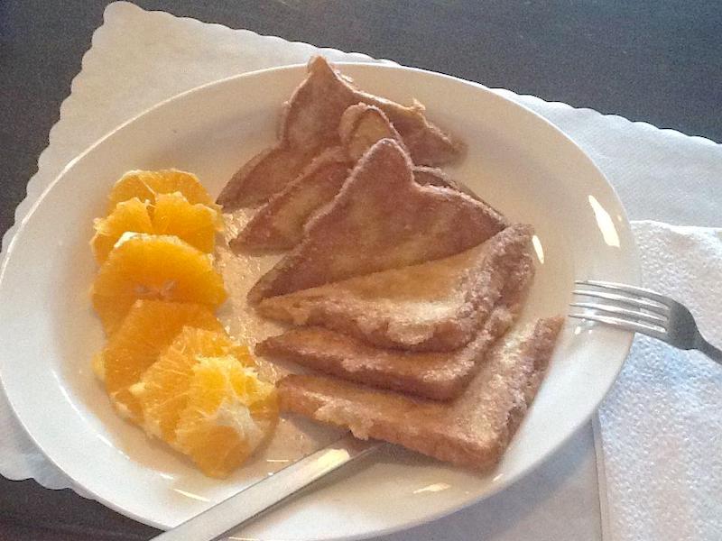 Restaurante La Cabana San Felipe - Pan tostado con naranjas