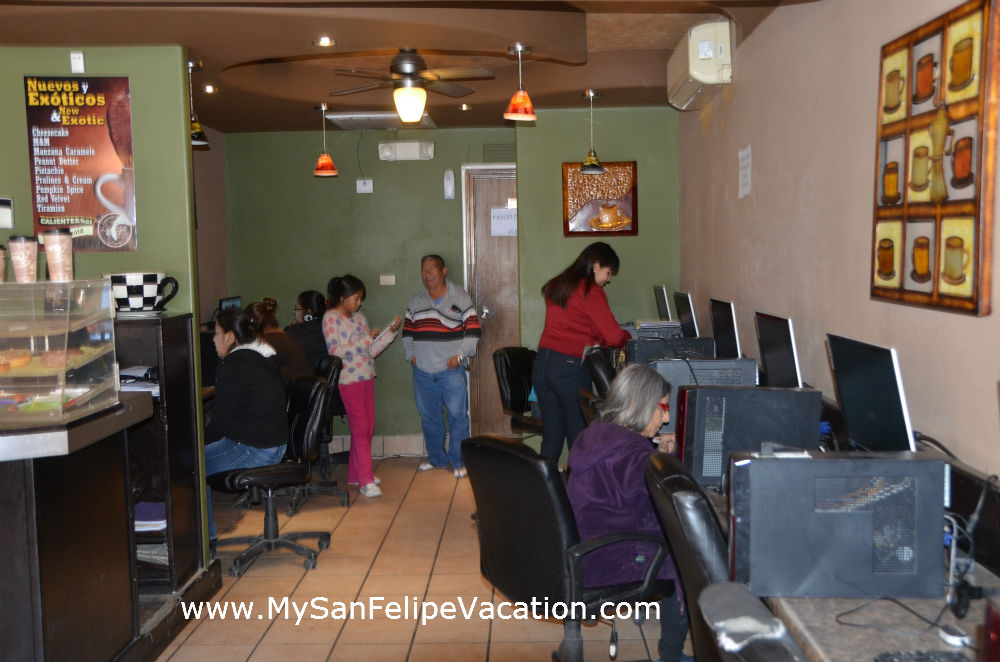 Cafetería y cibercafé La Taza San Felipe Baja