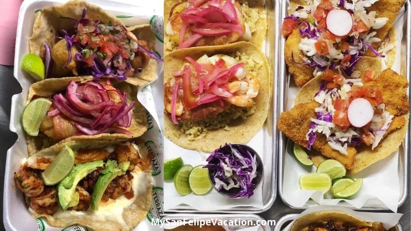 Dos Mares marisco urbano San Felipe - Tacos de pescado y Kraken
