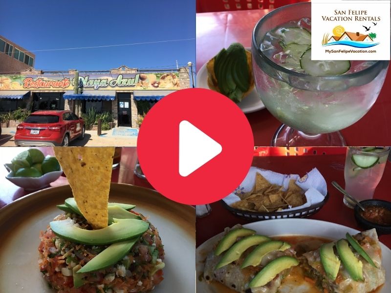Reseña en video - Restaurante Playa Azul San Felipe, México