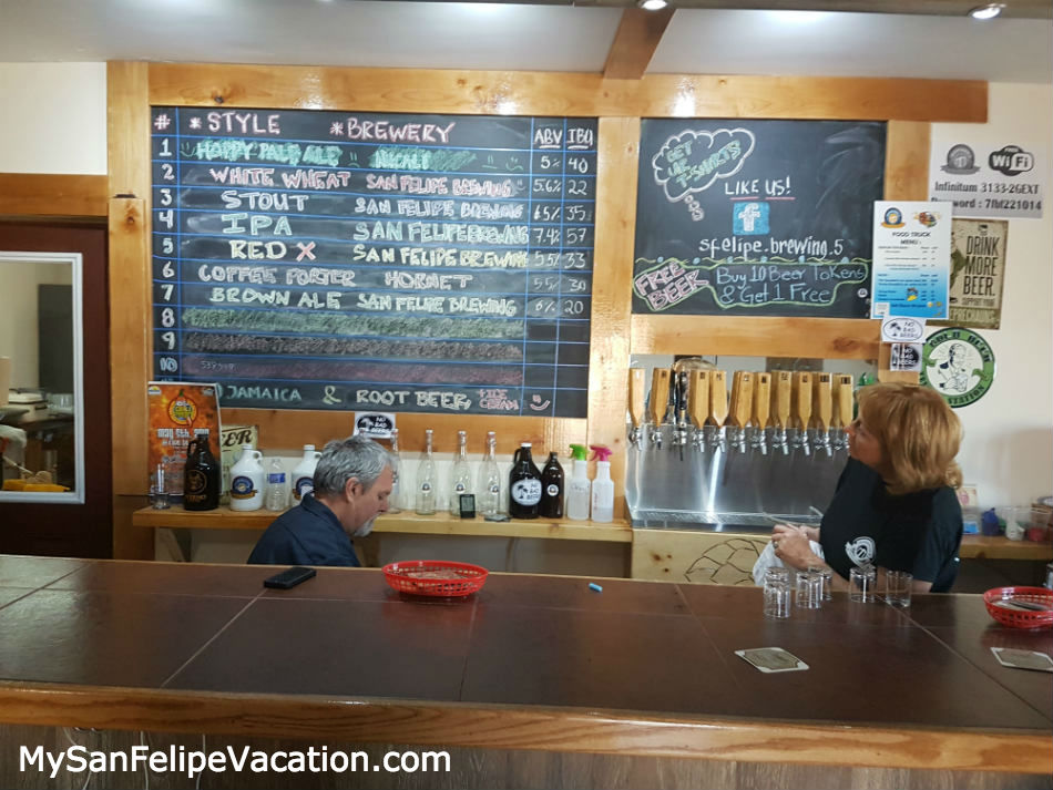 Lista de cervezas San Felipe Brewing  