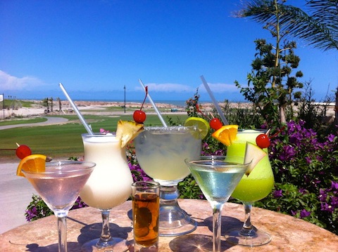 Vista del campo de golf y la playa desde The Pavilion El Dorado Ranch San Felipe