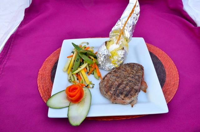 Plato de bistec la Vaquita