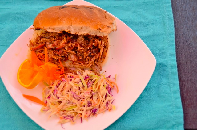 sándwich de pechuga de barra dulce 