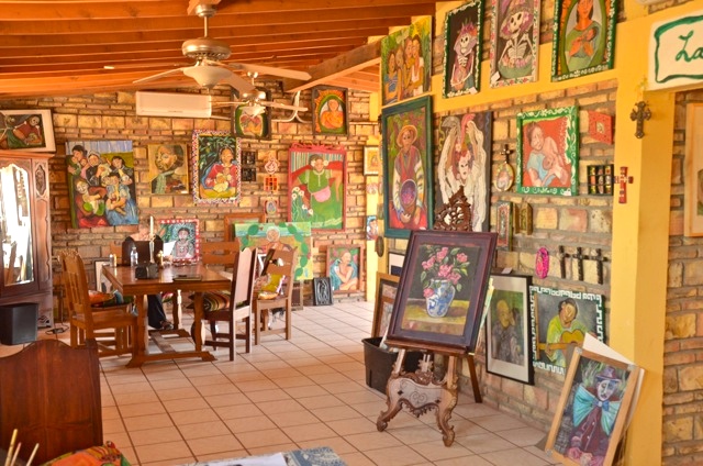 Vista interior de la Galería Olivar Millán 
