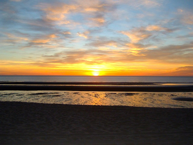 Atardecer en San Felipe, Baja California, México