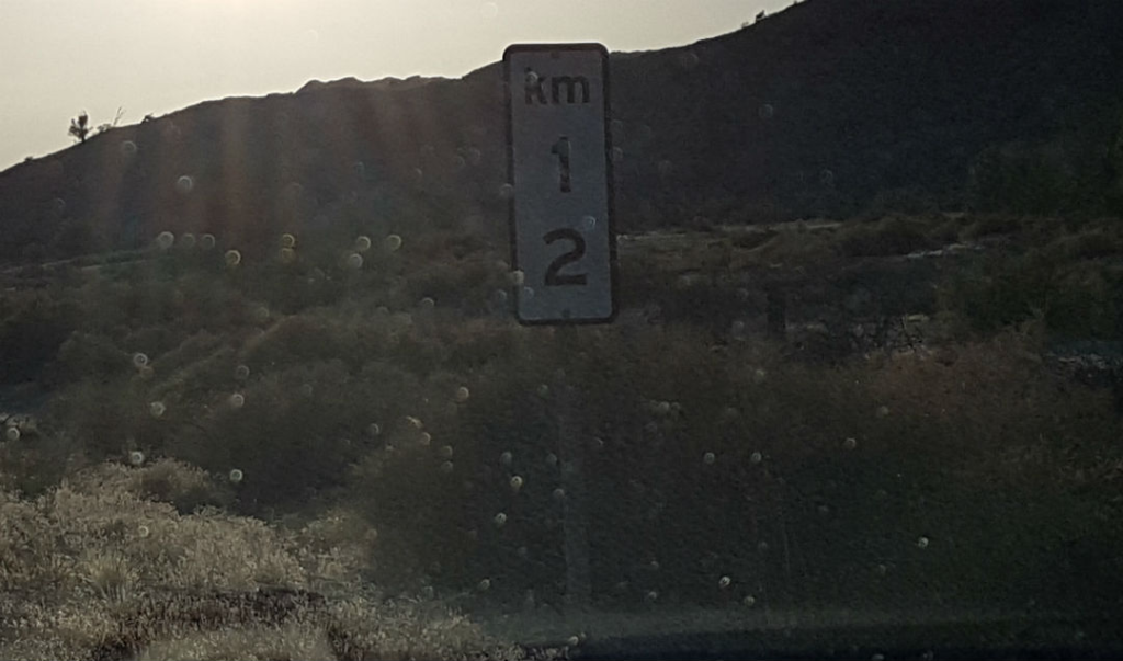 KM 12 Marcador San Felipe-Puertecitos Carretera 1