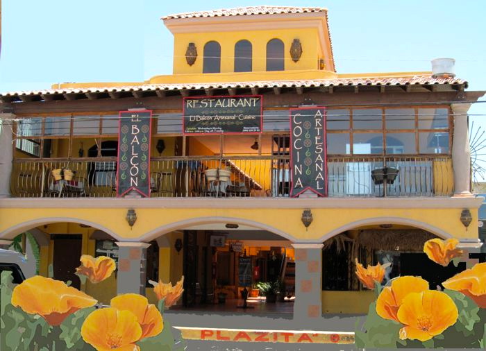 Vista frontal del restaurante El Balcón Cocina Artesanal