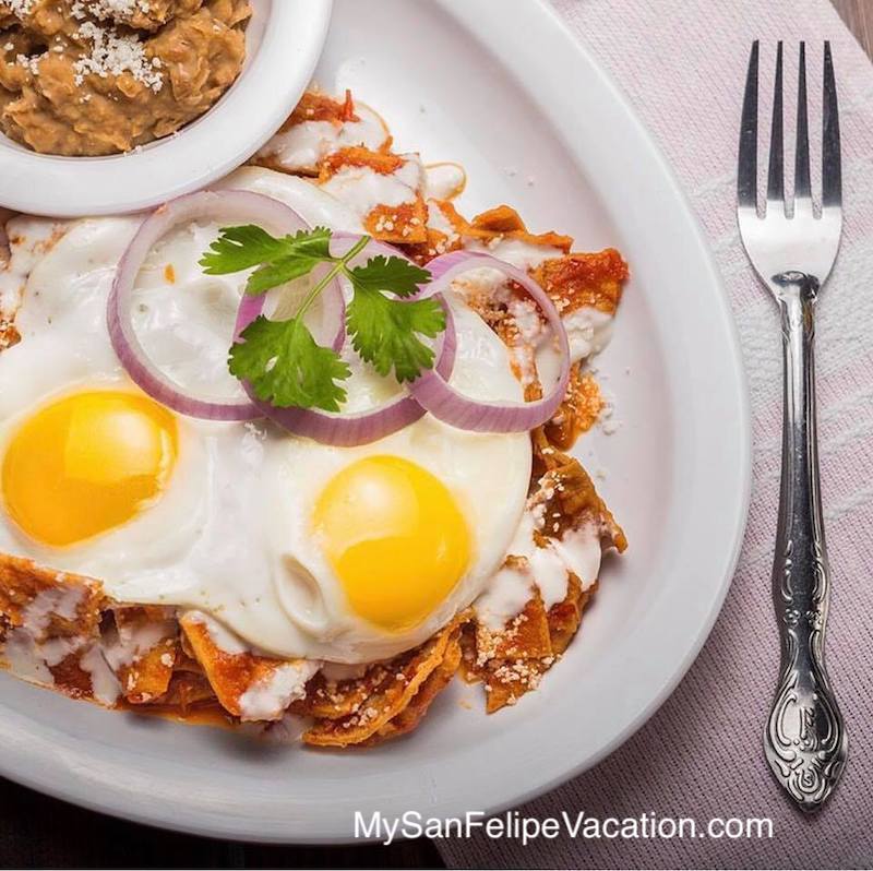 alt="Plato de desayuno en Restaurante El Cortez San Felipe, Baja, México"