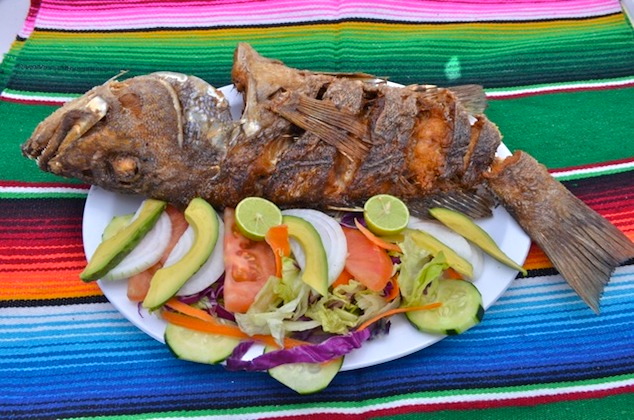 Pescado a la plancha Mariscos La Morena