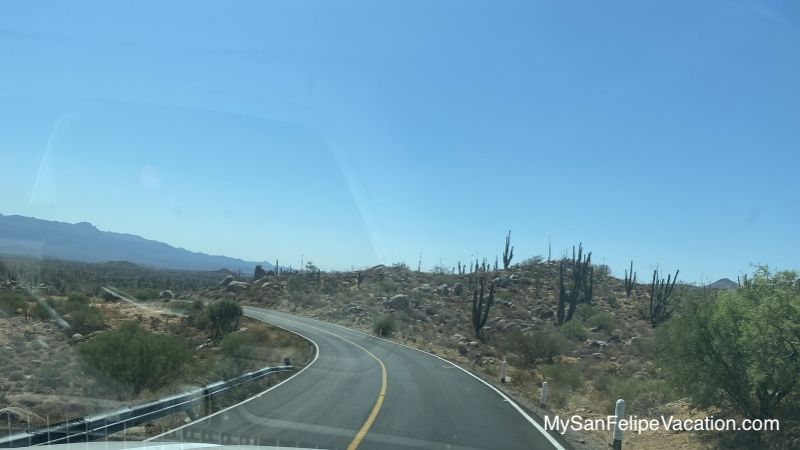 Carretera escénica de San Felipe a Bahía de Los Ángeles