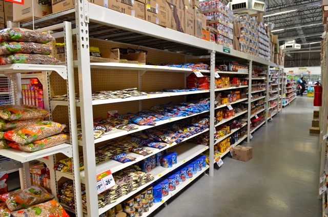 Estanterías Bodega Aurrera San Felipe Superstore