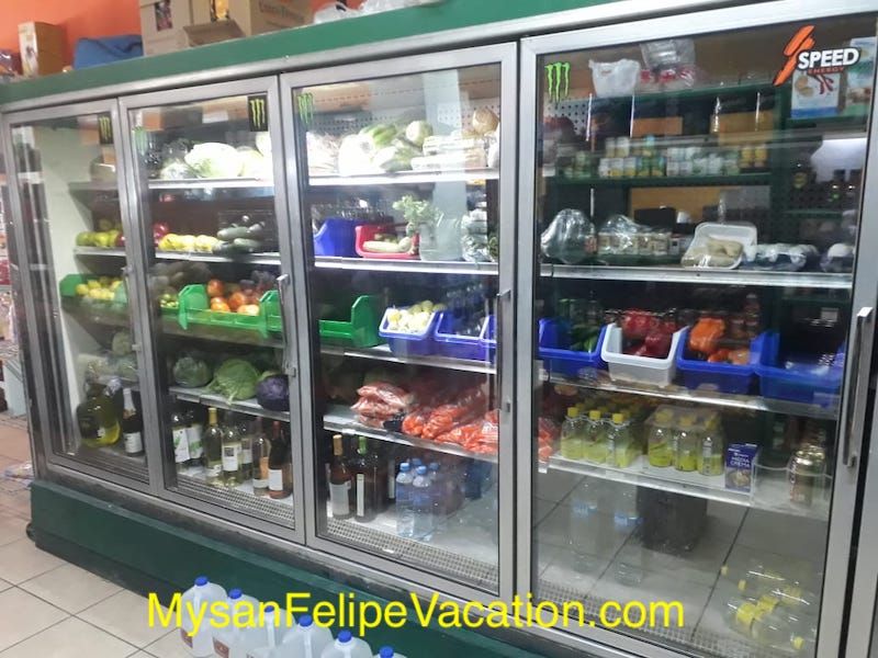 Rancho Market and Deli San Felipe - cuarto frío