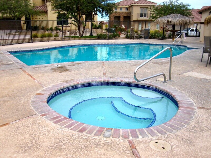 Piscina de condominios el Dorado Ranch San Felipe México