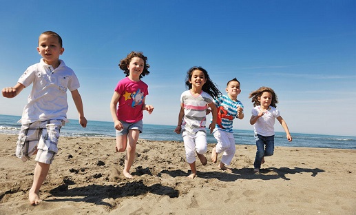 Carrera de playa para niños San Felipe