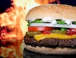 Silhouette of cheese burger and summer garden vegetables Dining Recommendations in Big Sky, MT