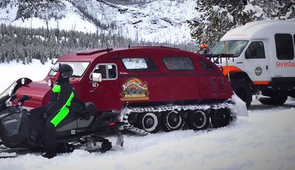yellowstonesnowcoach Yellowstone Snowmobile Rentals and Snowcoach Tours