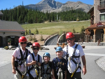 Zipline at Big Sky Resort